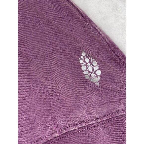 Free People Hot Shot Onesie M Plum Mauve Slouchy Oversized Comfy Jumpsuit - Picture 4 of 6